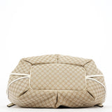 Celine Sac porté épaule Bittersweet en toile Macadam beige