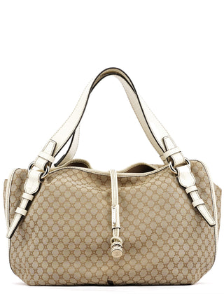 Celine Beige Macadam Bittersweet Shoulder Bag