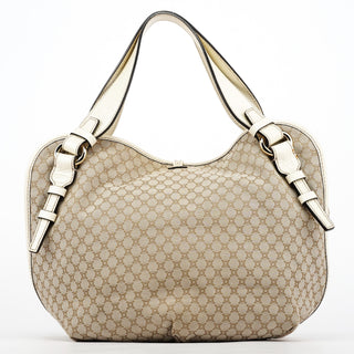Celine Beige Macadam Bittersweet Shoulder Bag