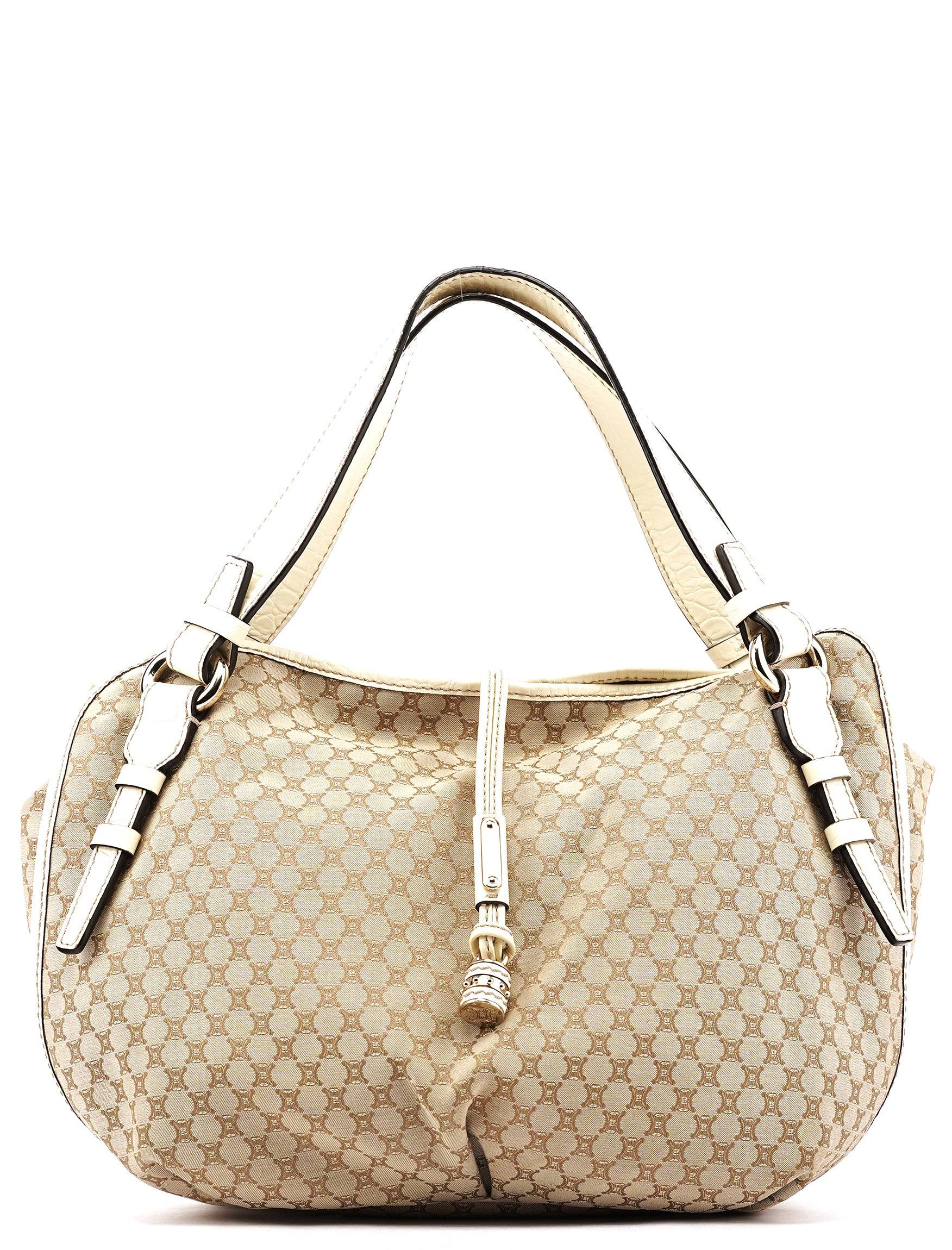 Celine Beige Macadam Bittersweet Shoulder Bag