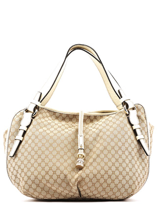Celine Beige Macadam Bittersweet Shoulder Bag