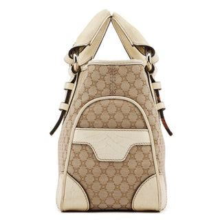 Céline Beige Macadam Canvas Boogie Tote Bag