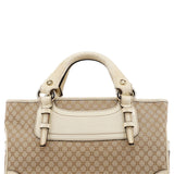 Céline Beige Macadam Canvas Boogie Tote Bag