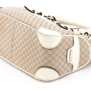 Céline Beige Macadam Canvas Boogie Tote Bag