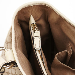 Céline Beige Macadam Canvas Boogie Tote Bag