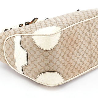 Céline Beige Macadam Canvas Boogie Tote Bag