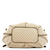 Céline Beige Macadam Croc Bittersweet Shoulder Bag