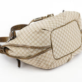 Céline Beige Macadam Croc Bittersweet Shoulder Bag