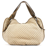 Céline Beige Macadam Croc Bittersweet Shoulder Bag