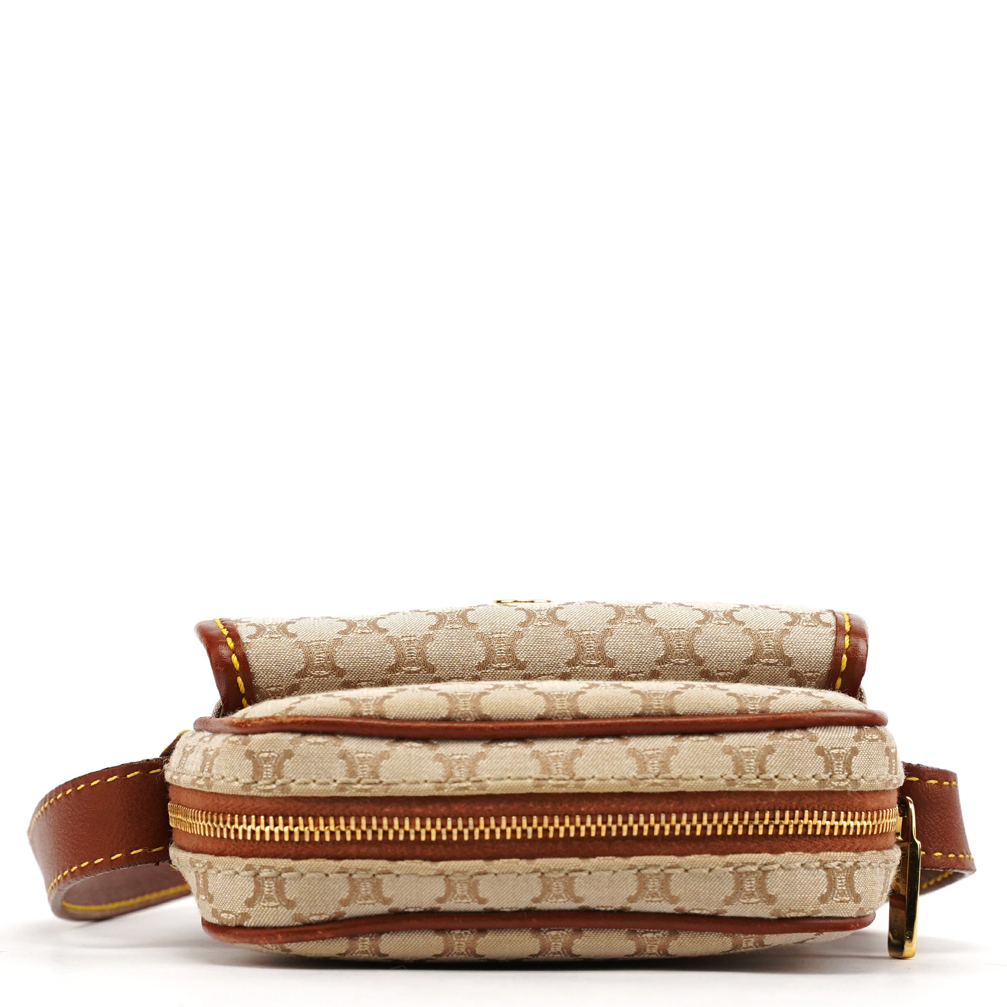 Celine Beige Macadam Crossbody Bag