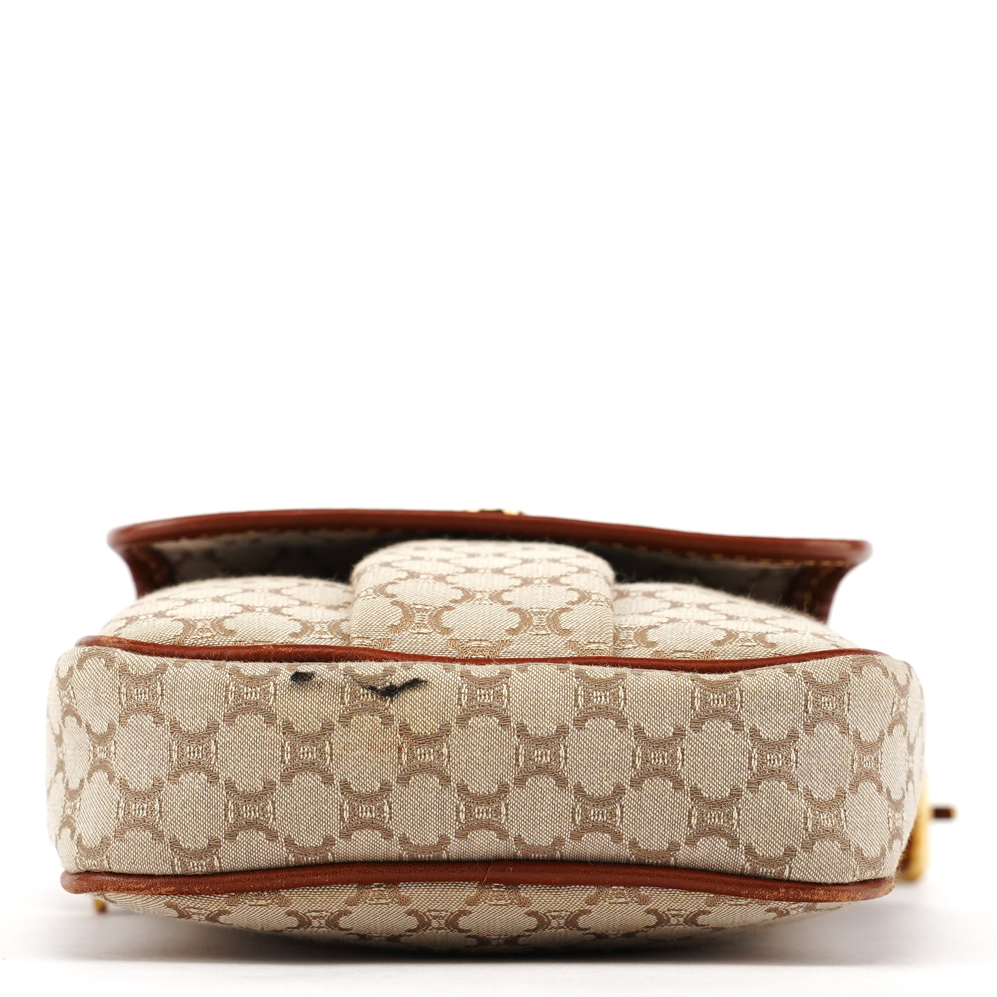 Celine Beige Macadam Crossbody Bag