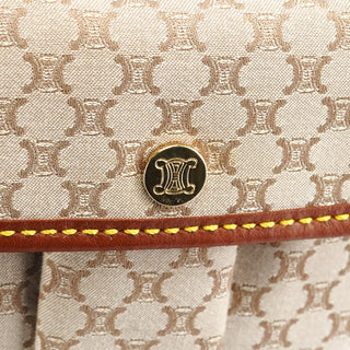 Celine Beige Macadam Crossbody Bag