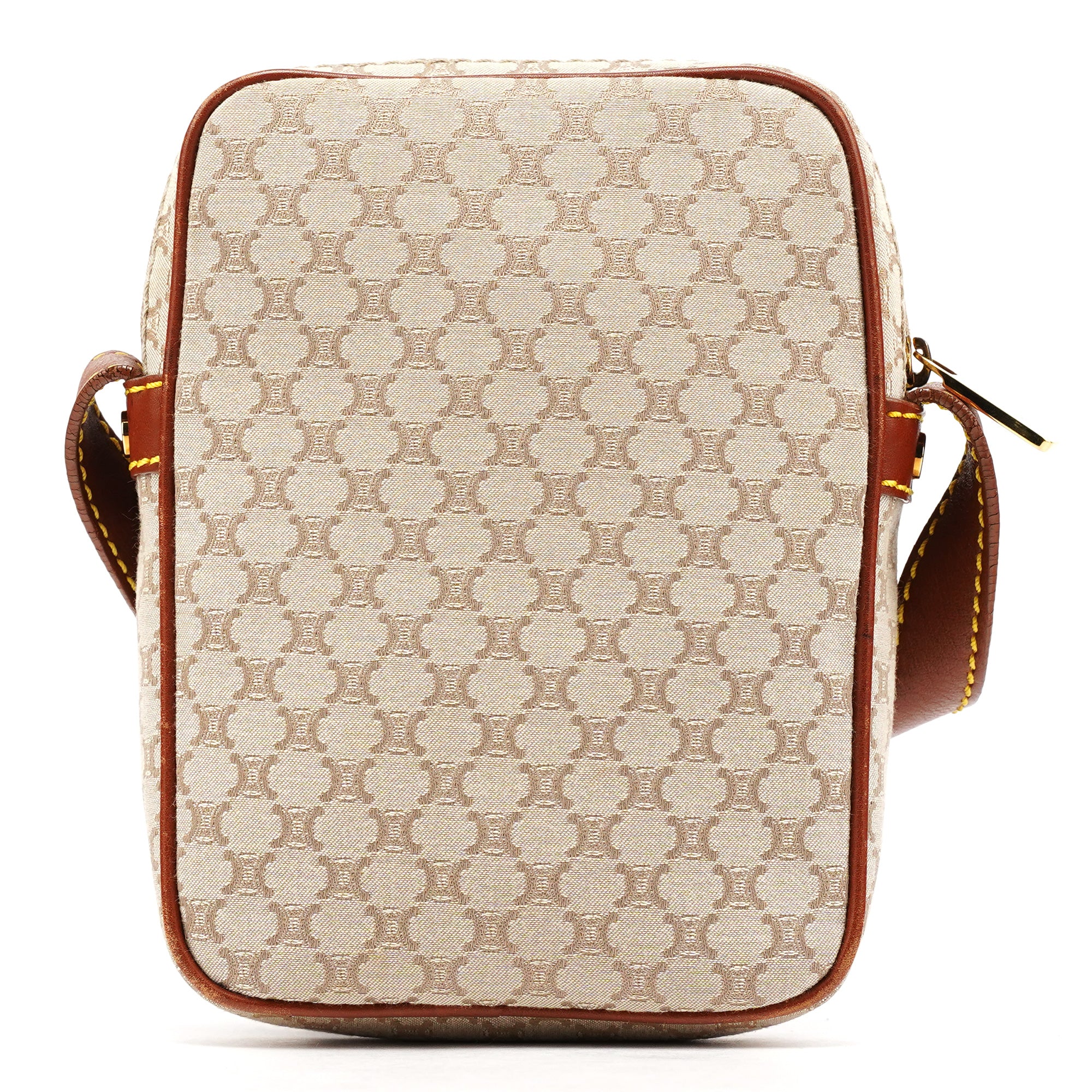 Celine Beige Macadam Crossbody Bag