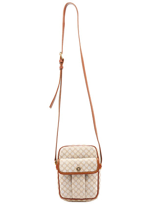 Celine Beige Macadam Crossbody Bag