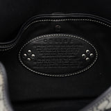 Celine Beige Macadam Monogram Shoulder Bag