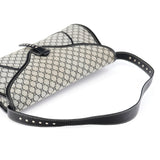 Celine Beige Macadam Monogram Shoulder Bag