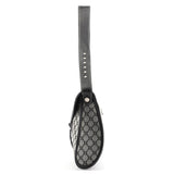 Celine Beige Macadam Monogram Shoulder Bag
