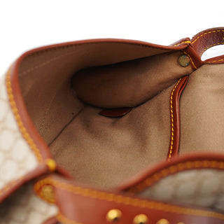 Celine Beige Macadam Shoulder Bag