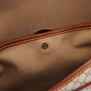 Celine Beige Macadam Shoulder Bag