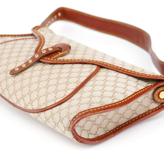 Celine Beige Macadam Shoulder Bag