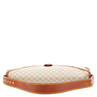 Celine Beige Macadam Shoulder Bag