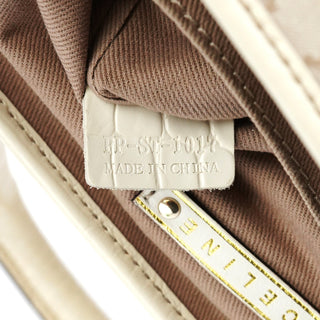 Celine Beige Monogram Leather Boogie Tote Bag