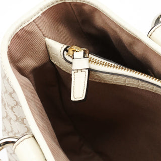Celine Beige Monogram Leather Boogie Tote Bag