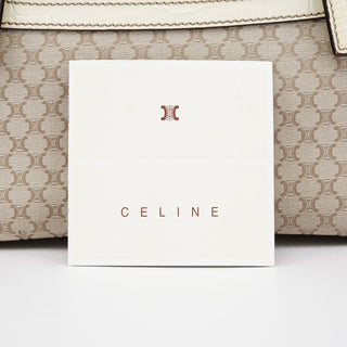 Celine Beige Monogram Leather Boogie Tote Bag