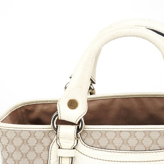 Celine Beige Monogram Leather Boogie Tote Bag