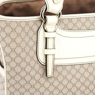 Celine Beige Monogram Leather Boogie Tote Bag