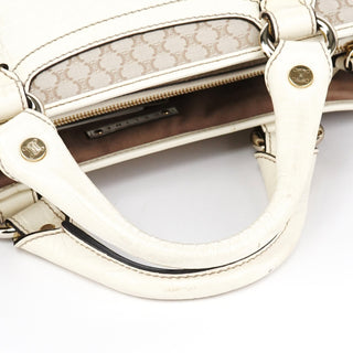 Celine Beige Monogram Leather Boogie Tote Bag