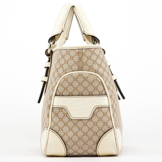 Celine Beige Monogram Leather Boogie Tote Bag