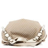 Celine Sac hobo Bittersweet en toile Triomphe beige