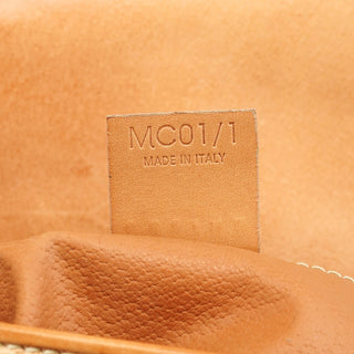 Celine Beige Triomphe Leather Shoulder Bag