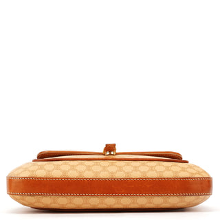 Celine Beige Triomphe Leather Shoulder Bag
