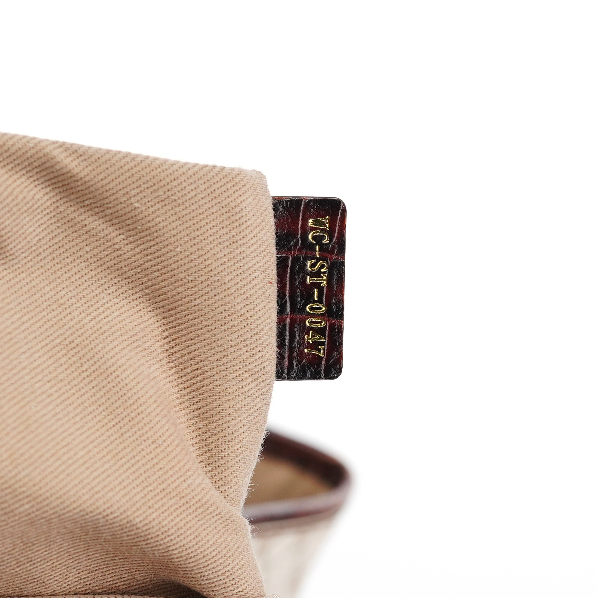 Celine Beige Triomphe Leather Tote Bag