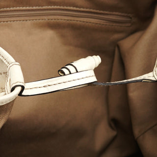 Celine Beige Triomphe Monogram Tote Bag