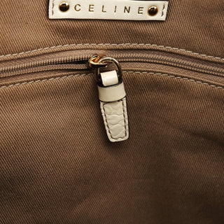 Celine Beige Triomphe Monogram Tote Bag