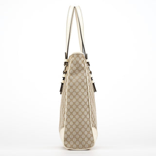 Celine Beige White Monogram Tote Bag
