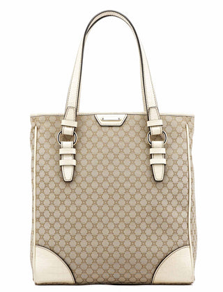 Celine Beige White Monogram Tote Bag