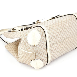 Celine Beige White Triomphe Tote Bag