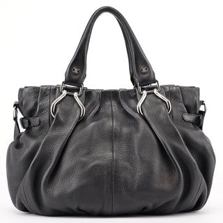 Celine Black Calfskin 2-Way Tote Bag