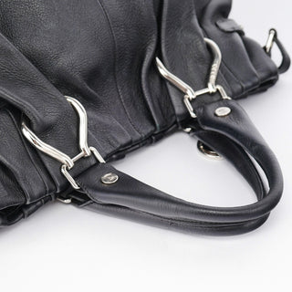 Celine Black Calfskin 2-Way Tote Bag