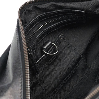 Celine Black Crackled Leather Bittersweet Bag