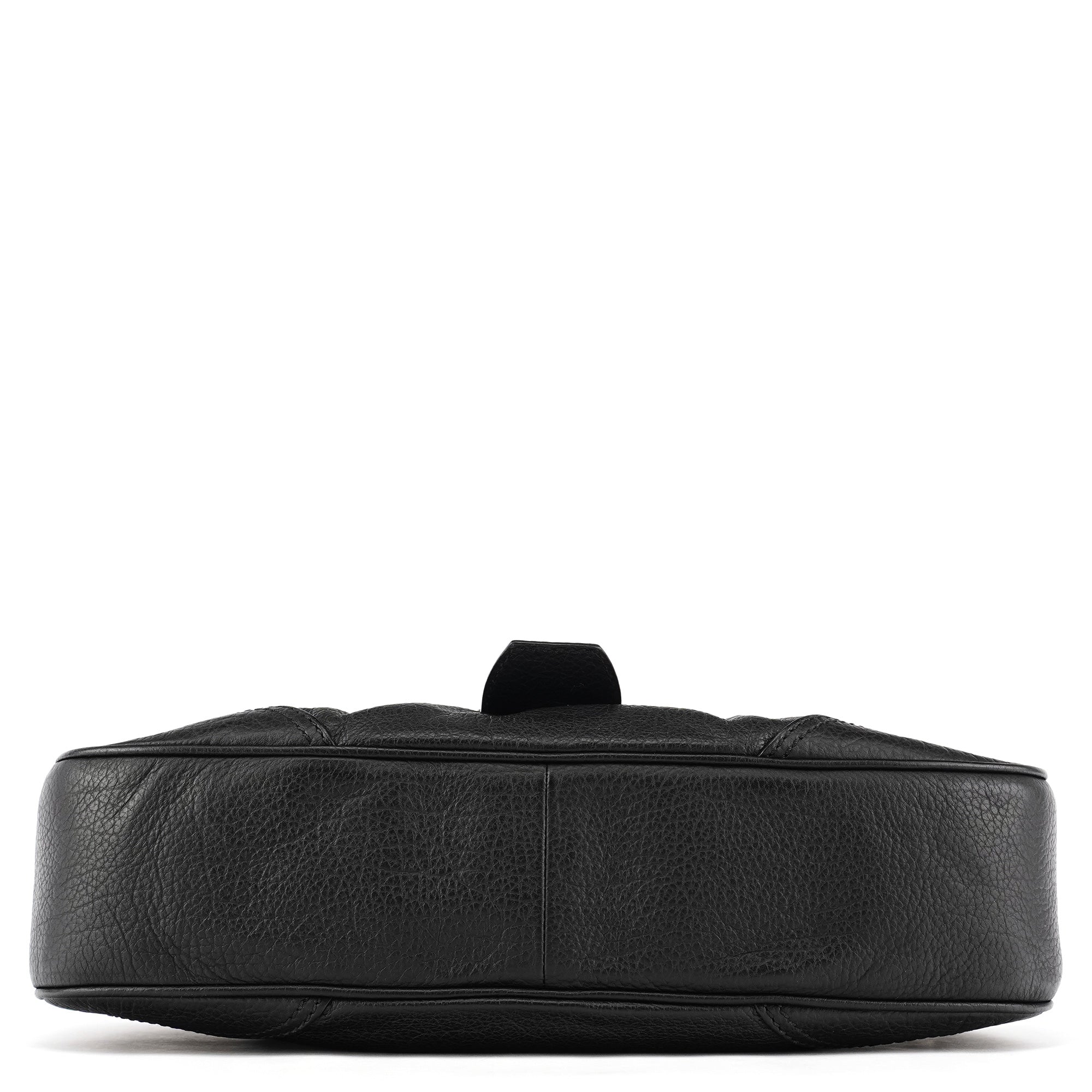 Celine Black Leather Belt Tote Bag