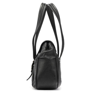 Celine Black Leather Belt Tote Bag