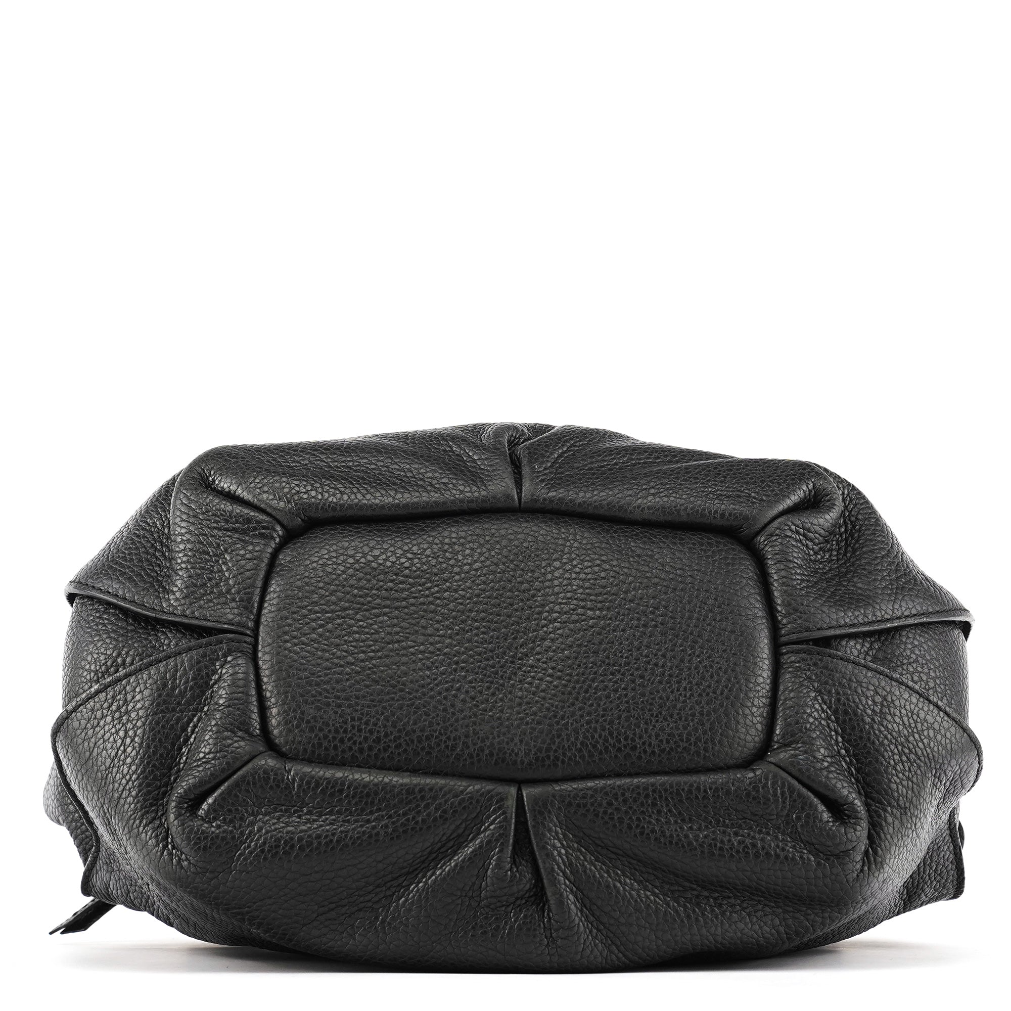 Celine Black Leather Bittersweet Hobo Bag