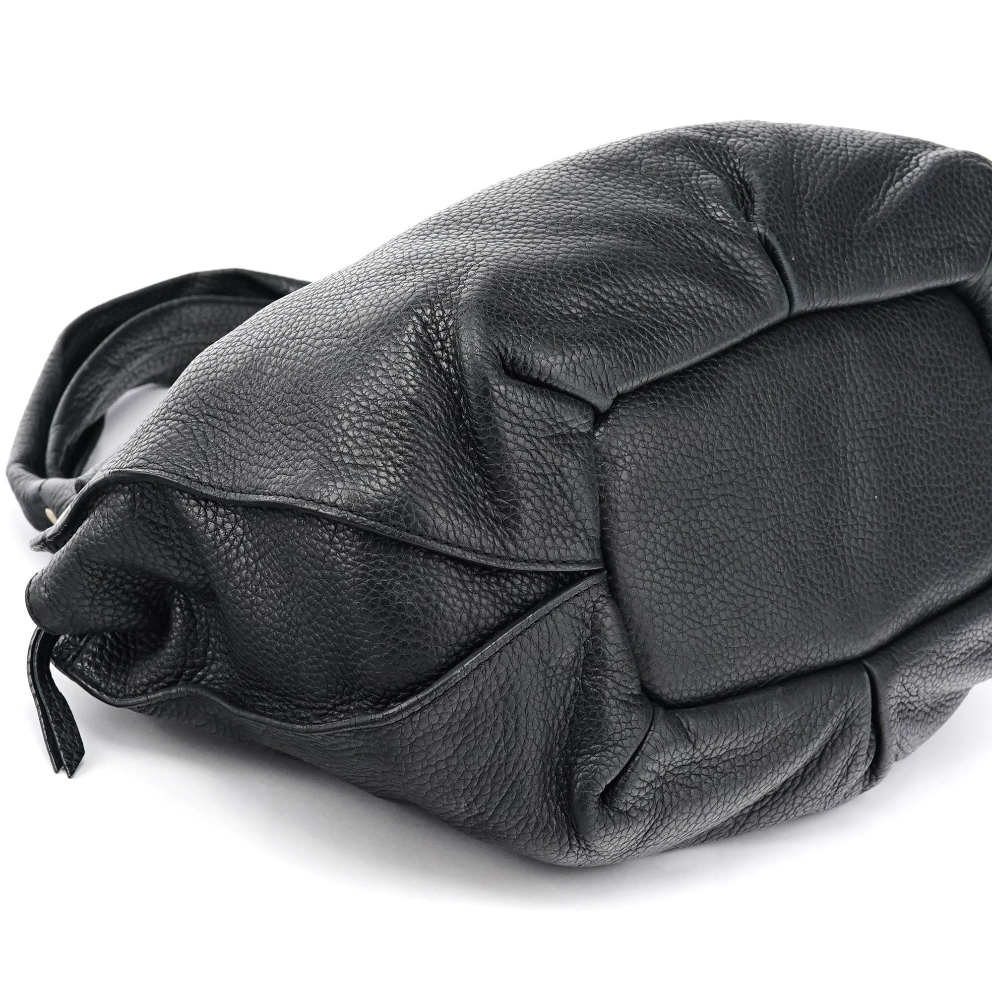 Celine Black Leather Bittersweet Hobo Bag