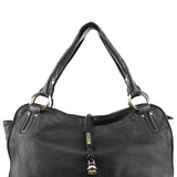 Celine Black Leather Bittersweet Hobo Bag
