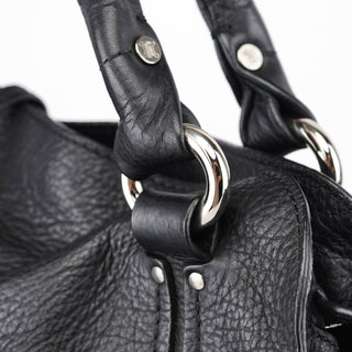 Celine Black Leather Bittersweet Shoulder Bag